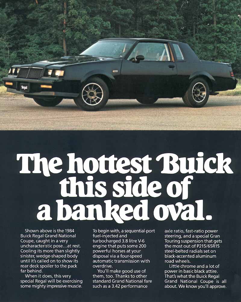 1984 Buick Auto Advertising
